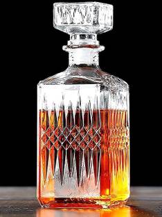 KINJAY Whiskey Decanter for Scotch, Liquor, Vodka, Wine or Bourbon - Irish Cut Whiskey Decanter for Scotch, Liquor, Vodka, Wine or Bourbon Decanter