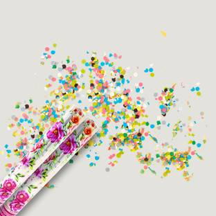 specialyou.in Special you Multicolor circle & Heart shape confetti party poppers for Valentines day, Birthday, Anniversary love confetti pack of 2 Items