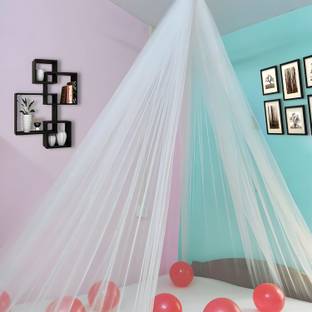 1iAM White Decoration Net for Romantic Dinner, Valentines Day | Cabana Tent Decoration