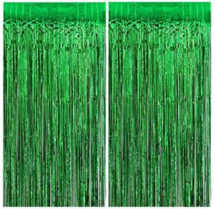 SOI Green Foil curtain