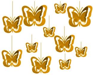 SOI Gold 3D Butterfly