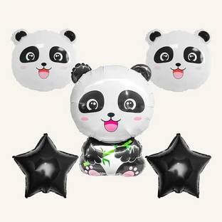 specialyou.in Black, White Panda theme foil balloon