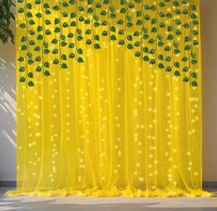 SHREENATH ENTERPRISES Yellow curtain