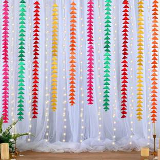 SHOPTIONS Diwali Decoration Items For Home Decor - 13 Pcs Backdrop Cloth