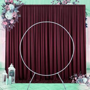 B J CREATION White Balloon Decoration Stand Round Arch
