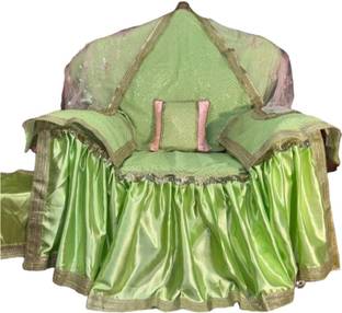 Guruji Green Chola Set, Guru ji Blessing