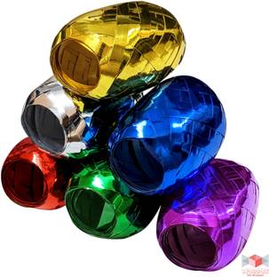 Wobbox 6Pcs/Lot 5Mm X 10M Balloon Curling Ribbon Roll, Balloon Curling Ribbon Roll Balloon Ribbon Curling, Foil Curling for Wedding/Birthday (Pack of 1)(FP129)