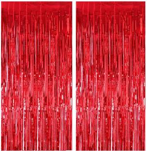 SOI Red Foil curtain