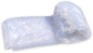 frilt 1/2 Meter White Super Soft fur fabric for Photoshoot, Soft Toy, Decoration, Dress Making etc
