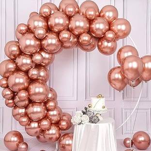 specialyou.in Rose Gold Rose Gold Birthday Chrome Balloon