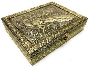 NAVRANG Panpuda Box Dry Fruit Box Diwali Gift Box Sweet Box Mukhwas Box Wood Decorative Platter