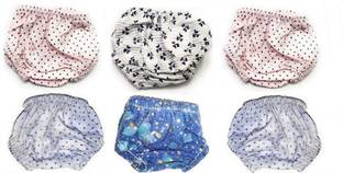 Firmus Laddu Gopal Ji Nappy Cotton Fabric with Awesome Grip (Pack of 6) 1-2 No. Dress
