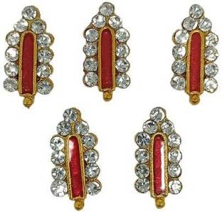 mjc Beautiful Rhinestone Tilak for Laddu Gopal Idol (Size-6,7,8) Pack of 5 Dress