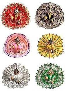 PARTISH Partish Laddu Gopal Dress Size 0,Pack Of 6, Kanha Ji, Krishna ji, Thakur Ji, Ladoo Gopal Dress