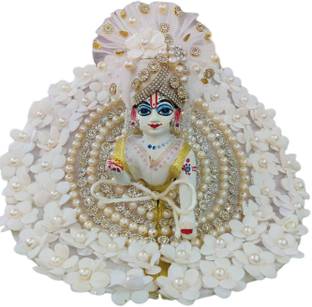 tilak shringar laddu gopal ji Janmashtami special fancy heavy dress with choli/pagadi (size 2) Dress