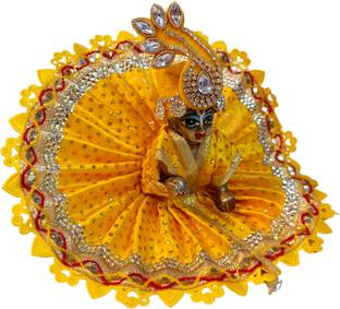 nini Laddu Gopal Ji Thakur Ji 3 NO Beautiful Designer with Pagdi Dress