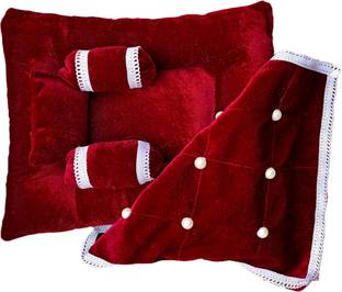 laddu Gopal Kanha ji soft velvet bed small size 0 to 2 Dress