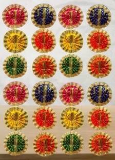 REIRSON 0 to 1 no. small size Laddu Gopal ji silk dresses set of 24pc Dress