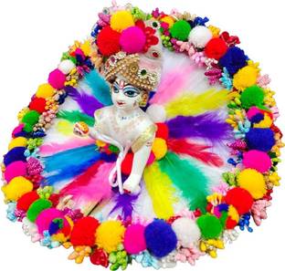 tilak shringar laddu gopal ji Janmashtami special fancy heavy dress with choli/pagadi (size 1) Dress