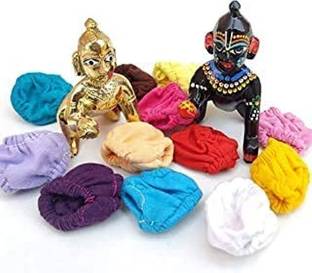 Prapti Store Laddu gopal ji underwear,(pack of 12) panty,bloomer dress (size 0-1) multicolor Dress