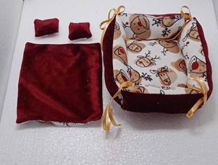 Kanha laddu g bister set/gaddi set(size 4to6)(any one random) Dress