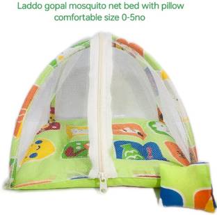 PRAMILA COLLECTION Laddu Gopal Mosquito Net Bed Super Soft Cotton (size 0to 5no. ) Dress