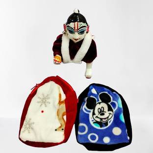 Tilak combo of 2 laddu gopal ji school bag suitable for laddu ji Dress