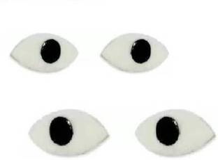 Radha EYES FOR 1 NO. LADDU GOPAL / MURTI HEIGHT 2.5 INCH Deity Ornament