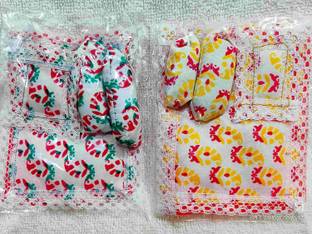 Firmus Super Soft Cotton Bed Laddu Gopal Bister Gaddi (Set of 2)(0 No.) Deity Ornament