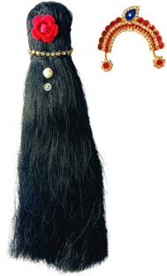 Aditya Creation Chandrika And Hair for Radha Rani/ Devi Maa, ,Durga Ji Deity Ornament
