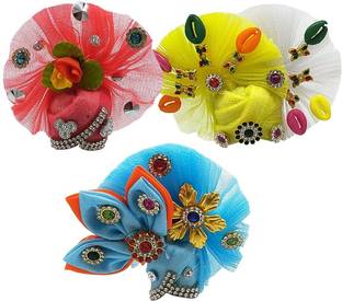 Choice One Laddu Gopal Pagdi Size 0 No Accessories Set Designer Pagri Mukut Shringar Set Deity Ornament