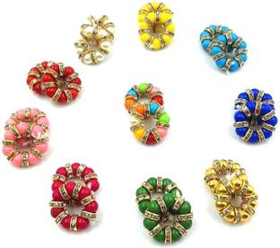 SHRIJIKESHAV Laddu Gopal Ornaments Bangles Size 3,4 no. Pack of 10 pairs Deity Ornament