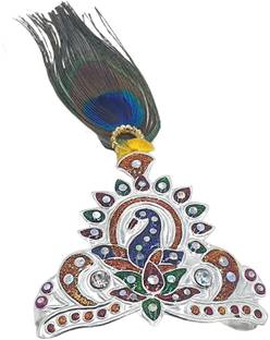 Sahiba Gems Krishna Mukut Deity Ornament