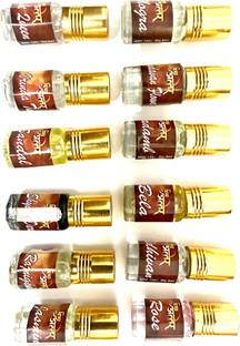 takshvi 12 Ittar/attar, All different fragrance, pack of 12 Itar Deity Ornament