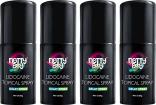 NottyBoy Lidocaine delay Spray For Men- Pack of 4