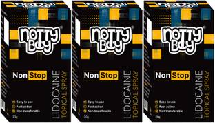 NottyBoy Lidocaine delay Spray For Men- Pack of 3