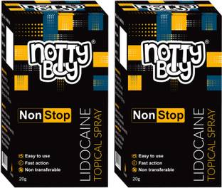 NottyBoy Lidocaine delay Spray For Men- Pack of 2