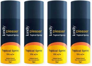 Kindly Health Kindly Health Pleaser Topical Spray | Non-Transferrable Spray For Men|Pack of 4