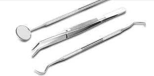 REVITI dental instrument kit - dental elevator, dental mirror, dental forcep9 ( pack of 3 ) Dental Elevator