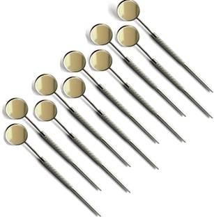 GOLDFINCH Dental Mouth Mirror With Handle (Set of 10 Pcs) Dental Elevator
