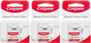 Colgate Total Waxed Dental Floss 3x50M (Pack of 3, 50M each)