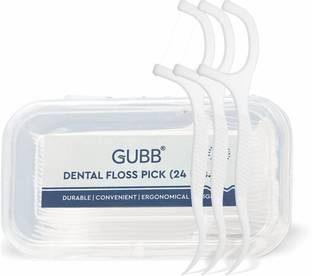 GUBB Dental Floss Picks with Handle | Easy & Comfortable Oral Care