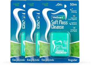Wellvart Cool Mint Soft Floss Cleanse