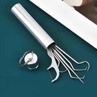 HomiHost 7-in-1 Stainless Steel Toothpick Tools Reusable & Portable