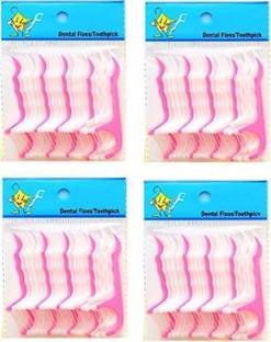 Elecsera Oral Care Dental Floss Toothpick Floss tooth pick 4 unit