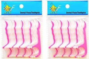 THE CAPACIOUS Dental Floss Tooth Pick for Teeth Cleaner Floss Thread Plastic Mouth Care