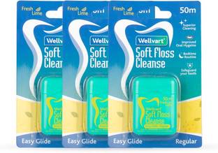 Wellvart Soft Floss Cleanse Fresh Lime