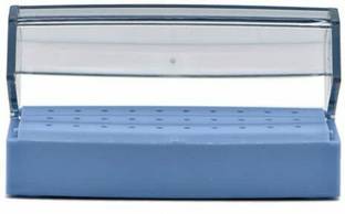 Nexus Medodent 30 hole bur box bur holder autoclavabale with lock (blue) Dental Implant