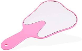 Nexus Medodent Tooth Shape Face Mirror (PINK)(Pack of 1) Dental Implant