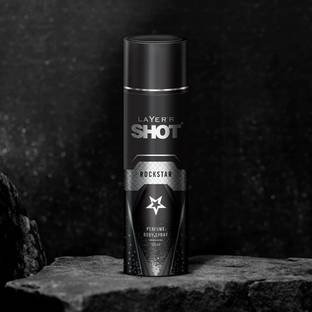 LAYER'R Shot Rockstar Perfum Body Spray Body Spray  -  For Men